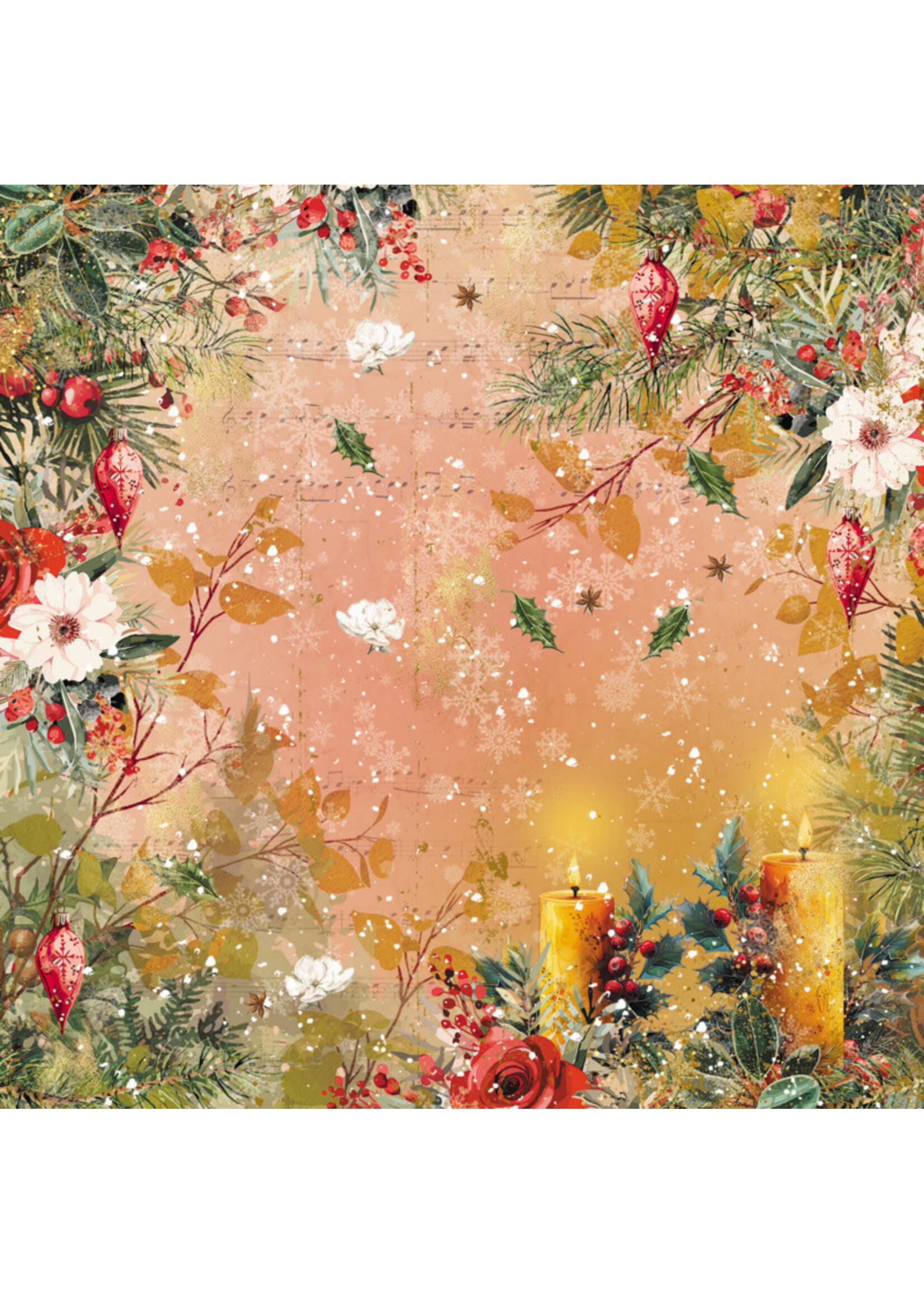 Crafter's Companion Crafter's Companion 6x6  Paper Pad, Christmas by Candlelight