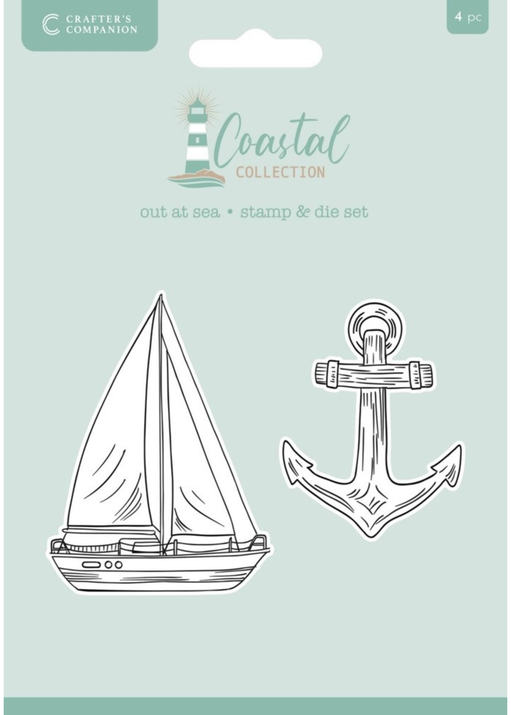 Crafter's Companion Stamp & Die Set, Out At Sea