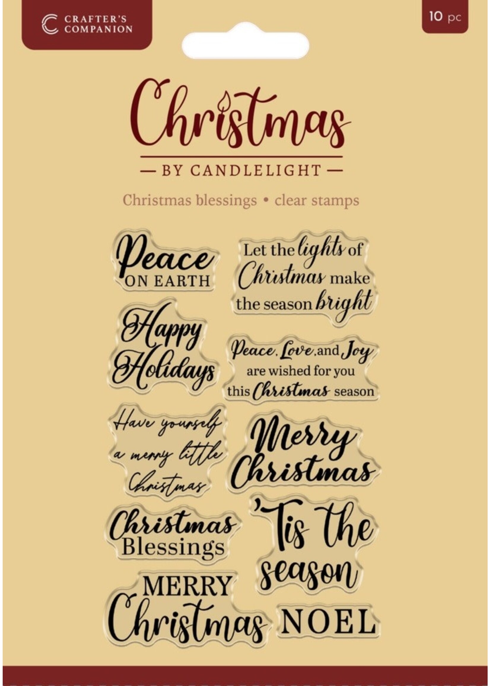 Crafter's Companion Stamp, Christmas Blessings
