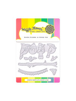 Waffle Flower Die/Stencil Bundle, Birdie Friends in Winter