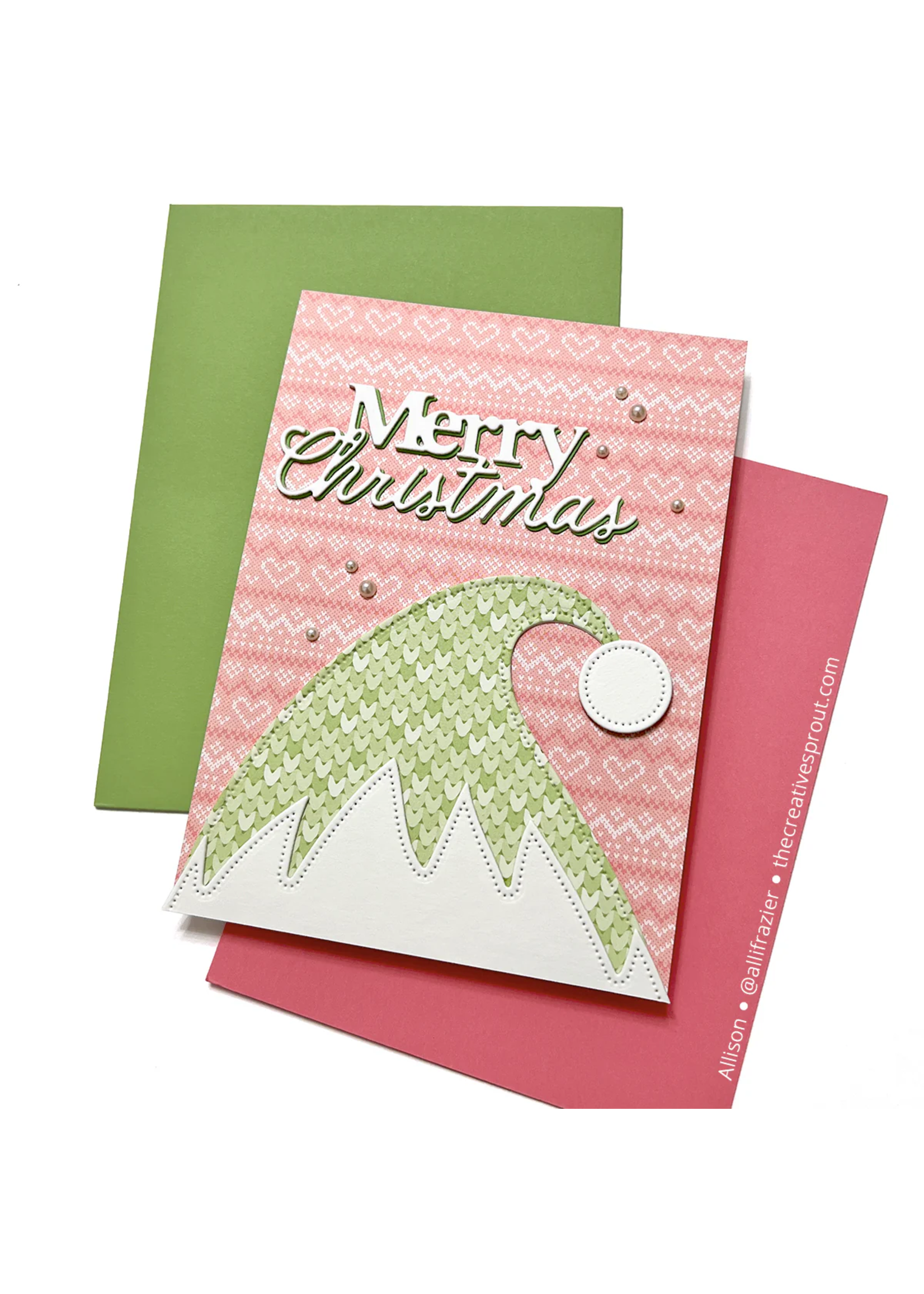 Waffle Flower Die, Merry Christmas