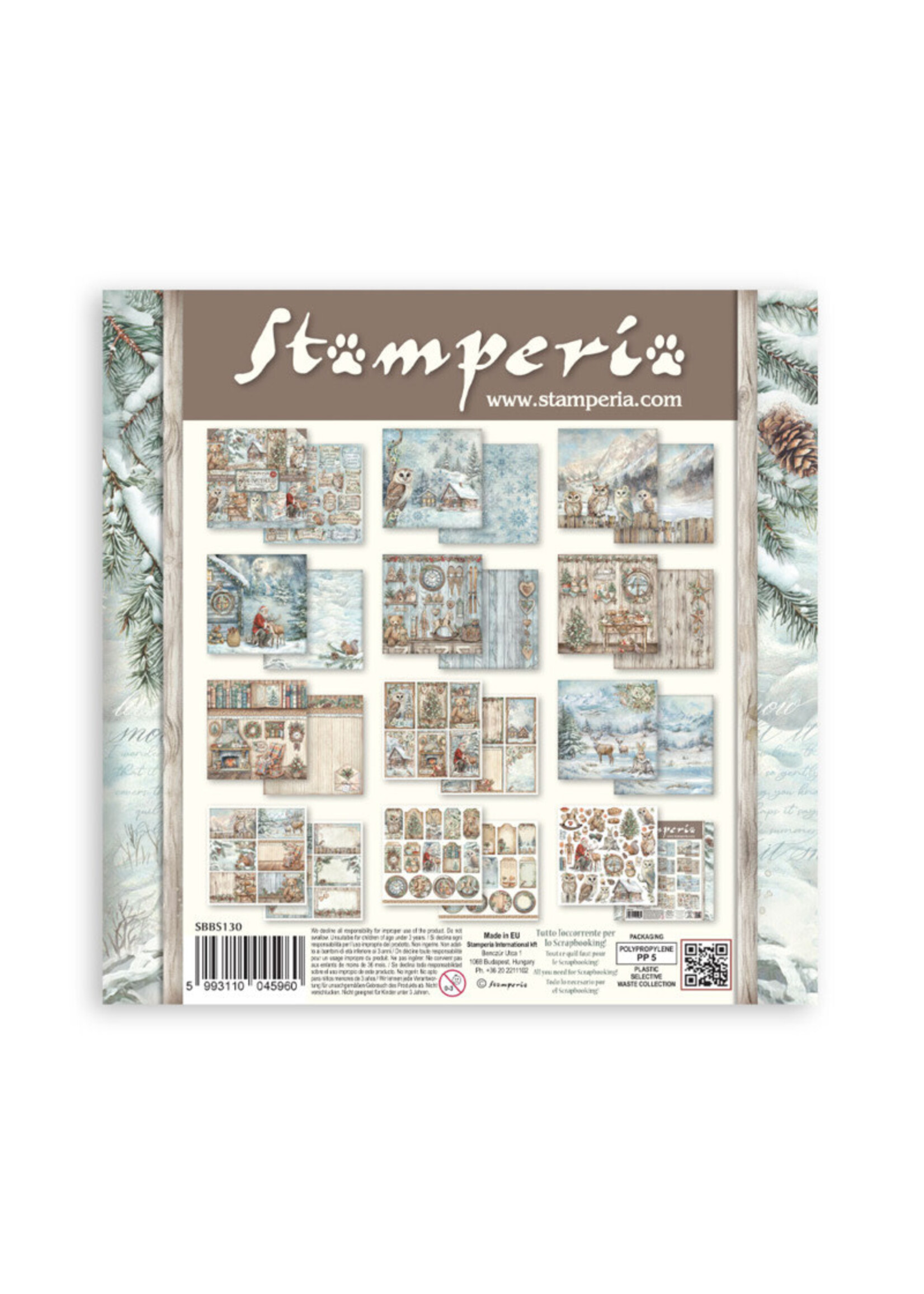 Stamperia 8x8 Paper Pack, The Owl's House