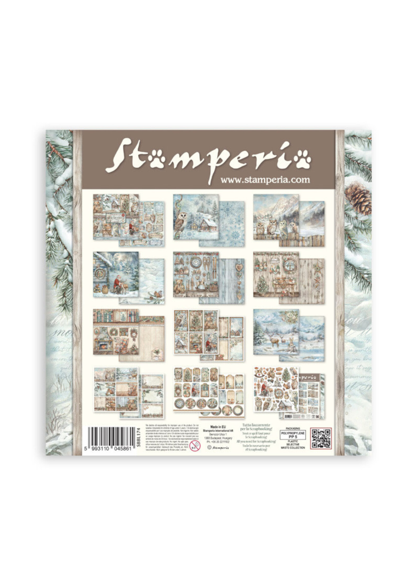 Stamperia Stamperia 12x12 Maxi Paper Pack, The Owl's House