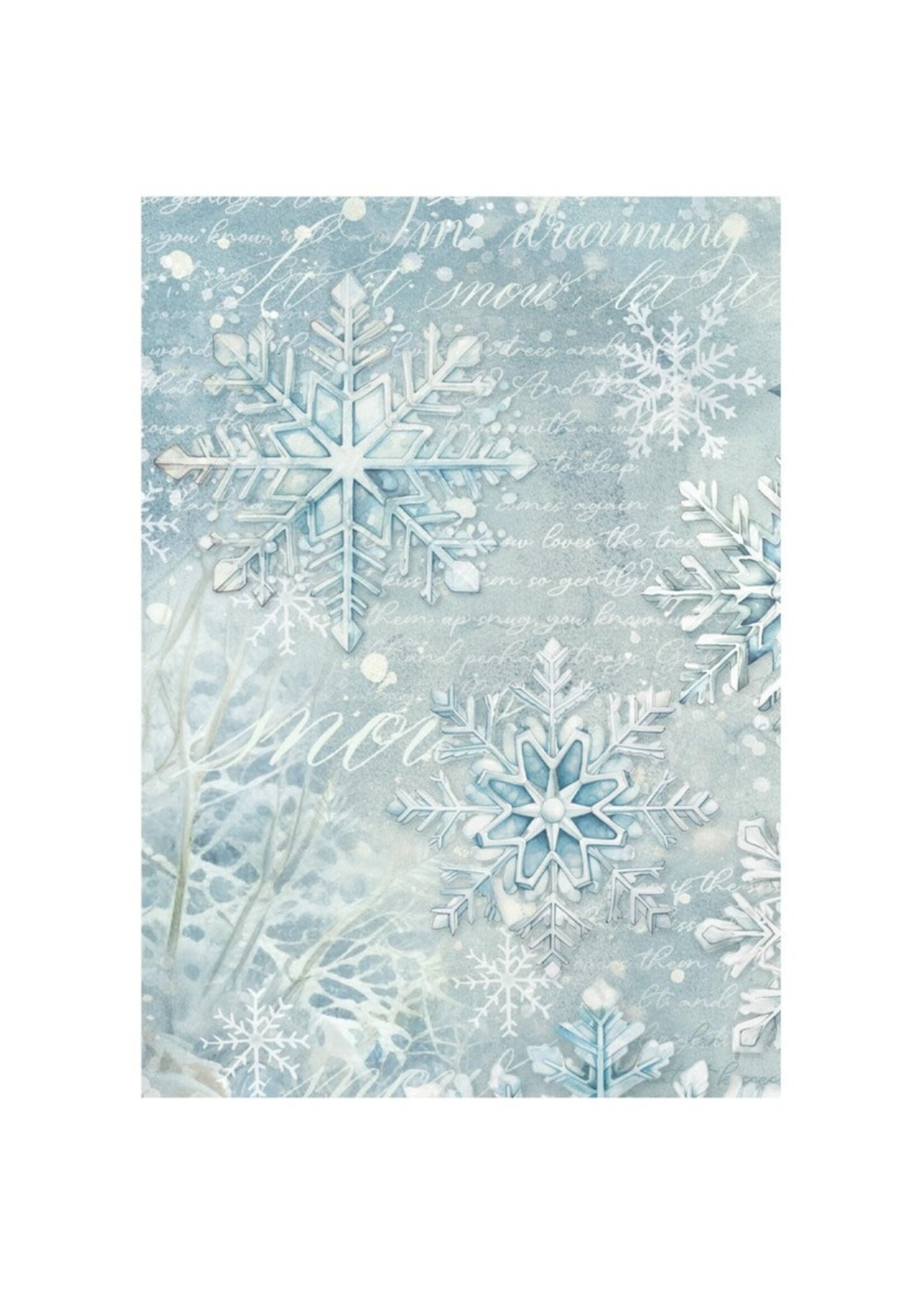 Stamperia Rice Paper Backgrounds, The Owl's House