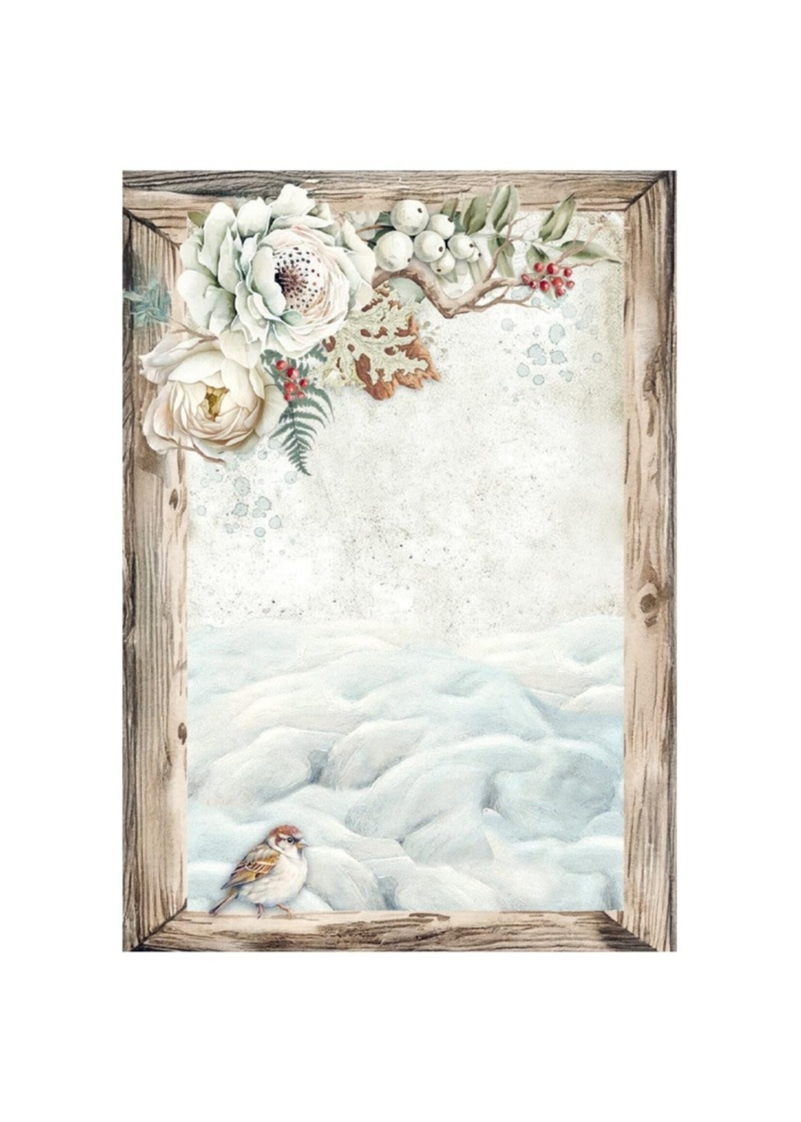 Stamperia Rice Paper Backgrounds, The Owl's House