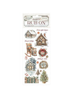 Stamperia Stamperia Rub On, The Owl's House - Cottage