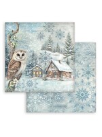 Stamperia Stamperia 12x12 The Owl's House, The Cottage