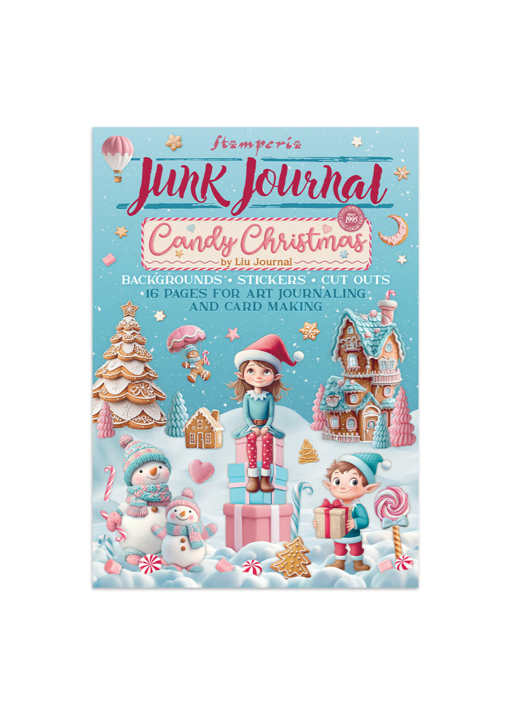 Stamperia Stamperia Junk Journal, Candy Christmas