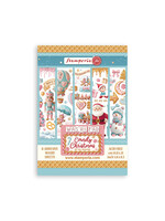 Stamperia Stamperia A5 Washi Pad, Candy Christmas
