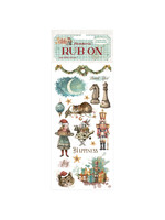 Stamperia Rub On, Alice in Christmas - Happiness