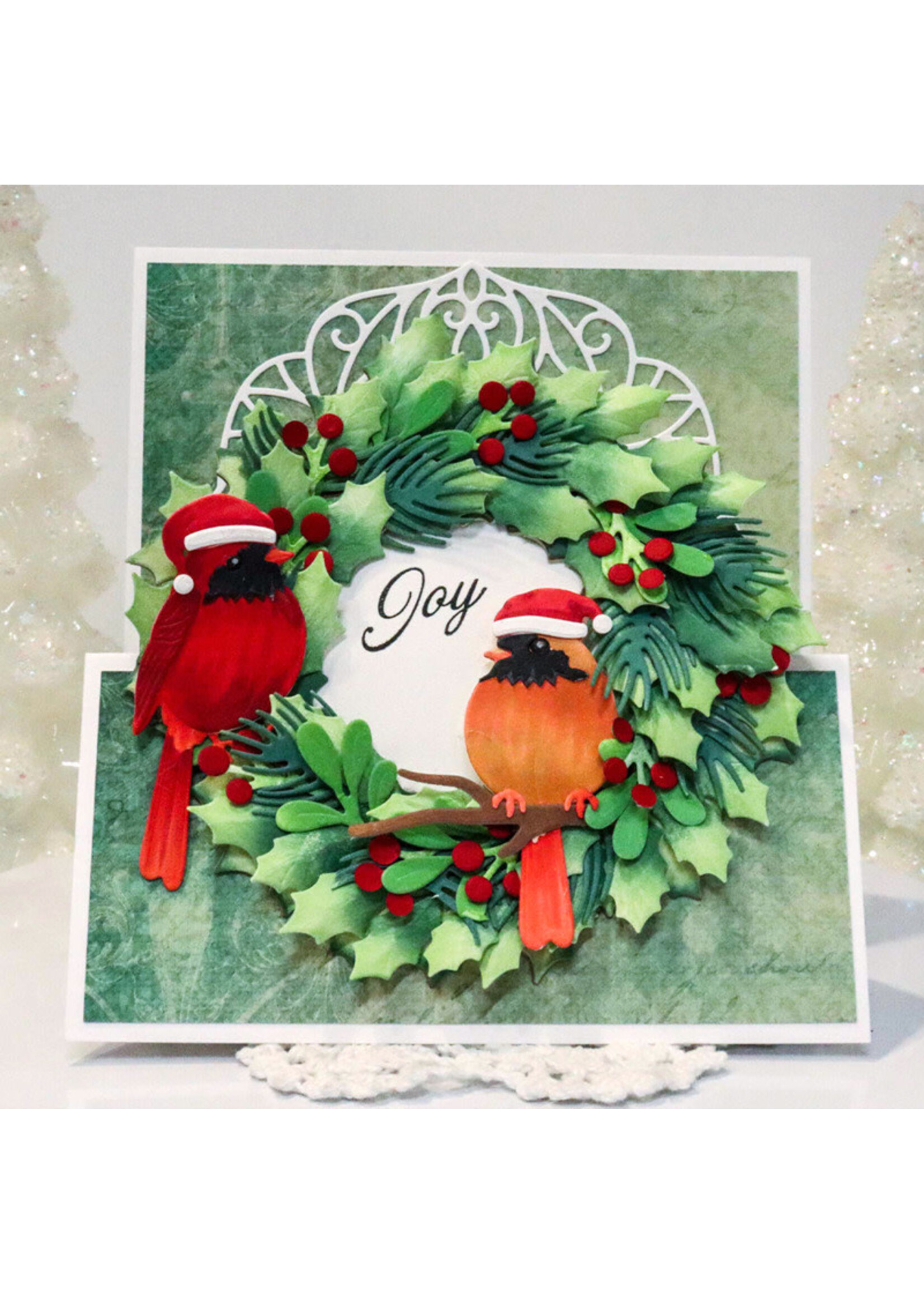 Elizabeth Craft Design ECD Die, Festive Robin