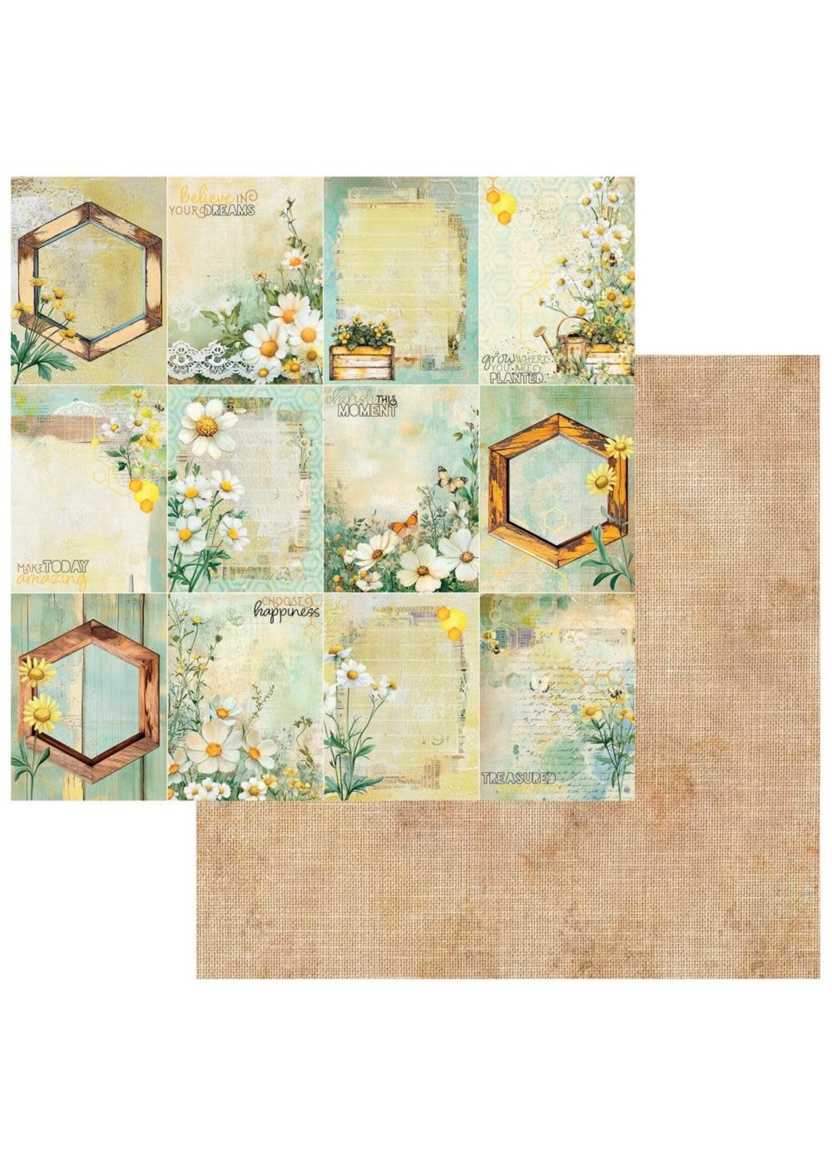 49 & Market 49 & Market 12x12 Botanical Buzz, Blooming