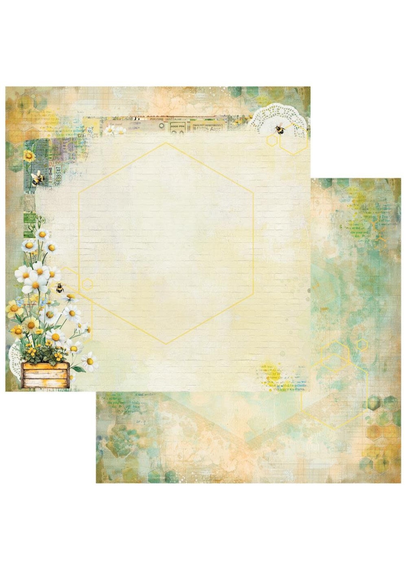 49 & Market 49 & Market 12x12 Botanical Buzz, Delicate