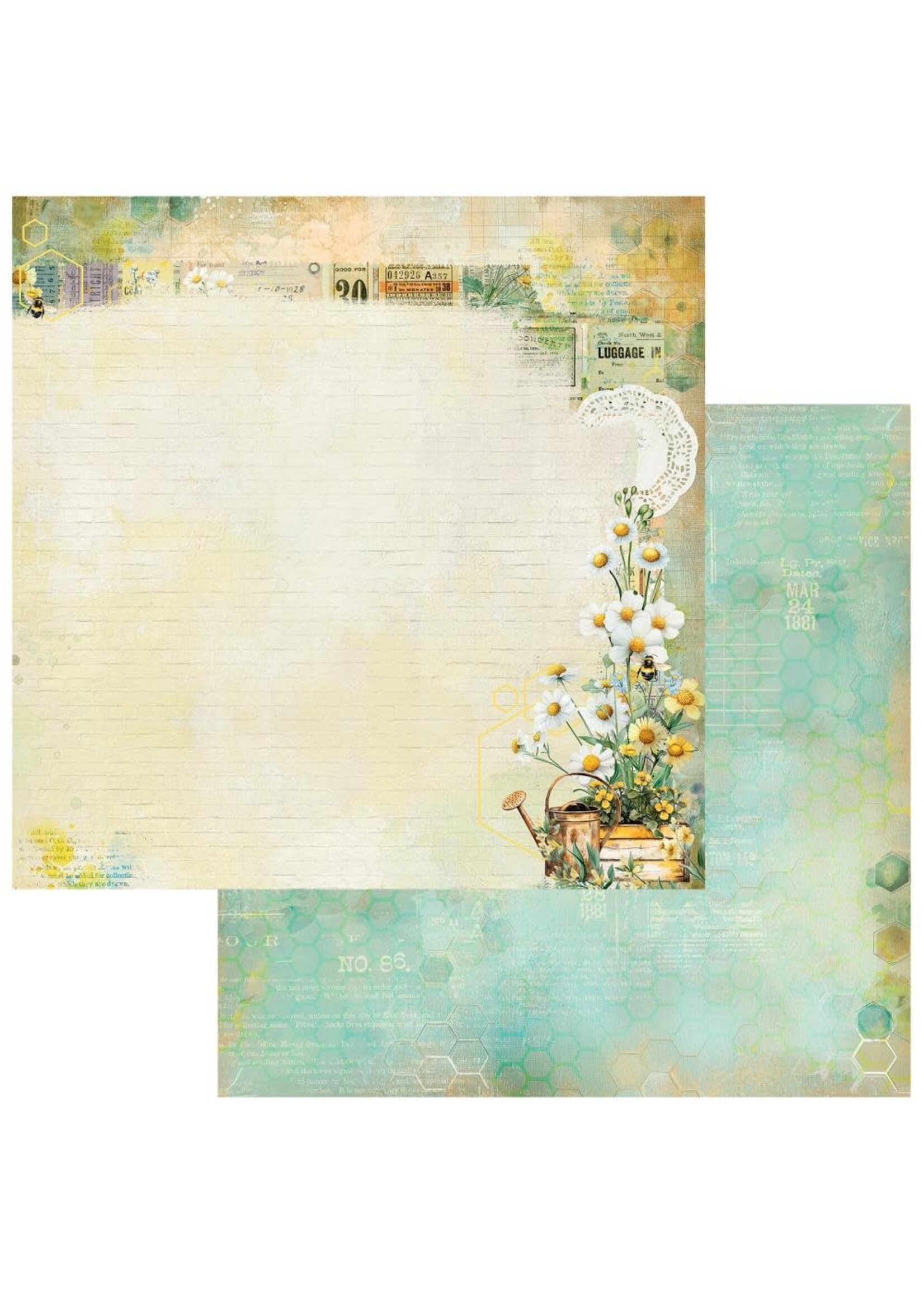 49 & Market 49 & Market 12x12 Botanical Buzz, Lush