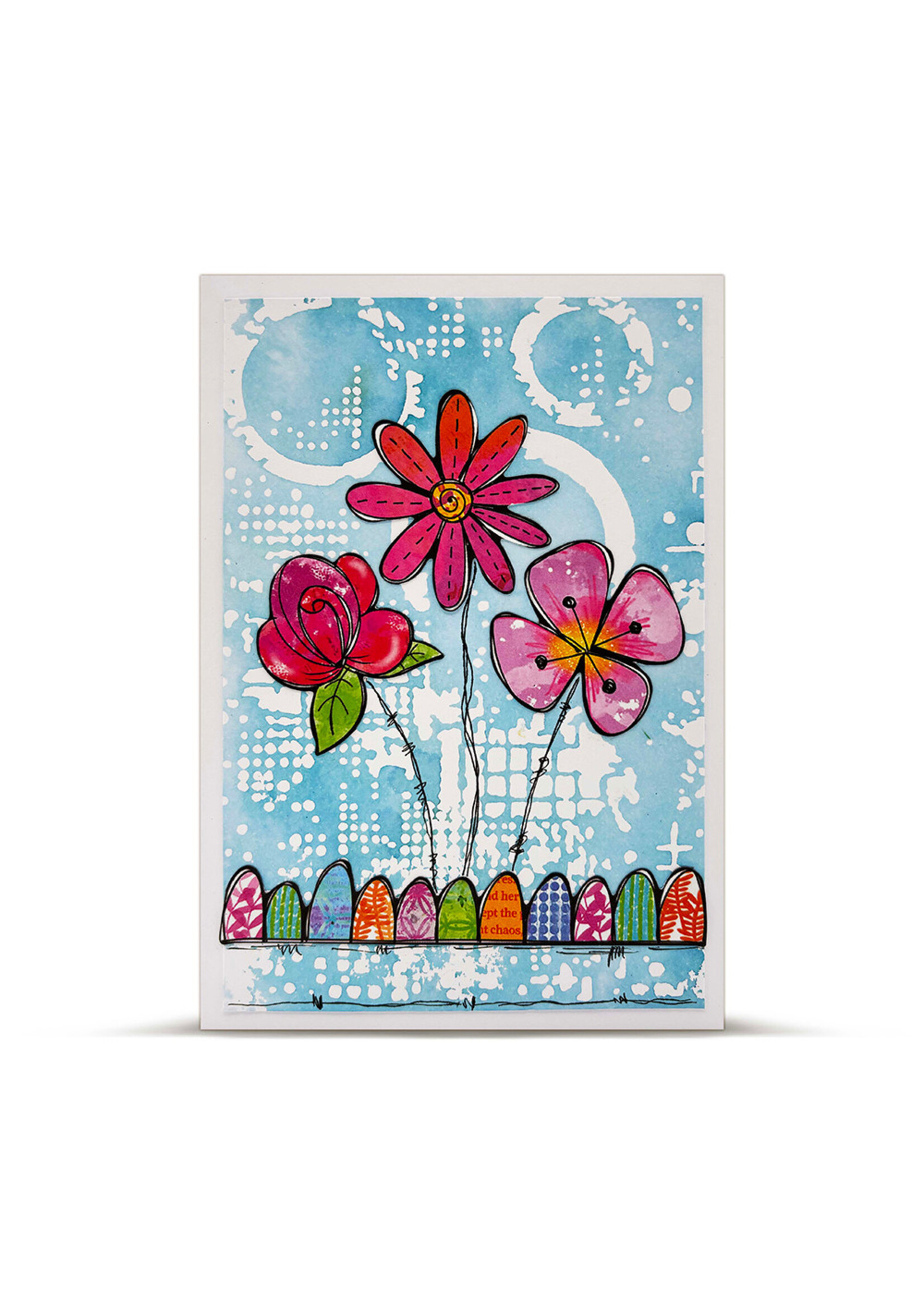 Aall & Create Aall & Create 6x6 Stencil, Circular Disruption