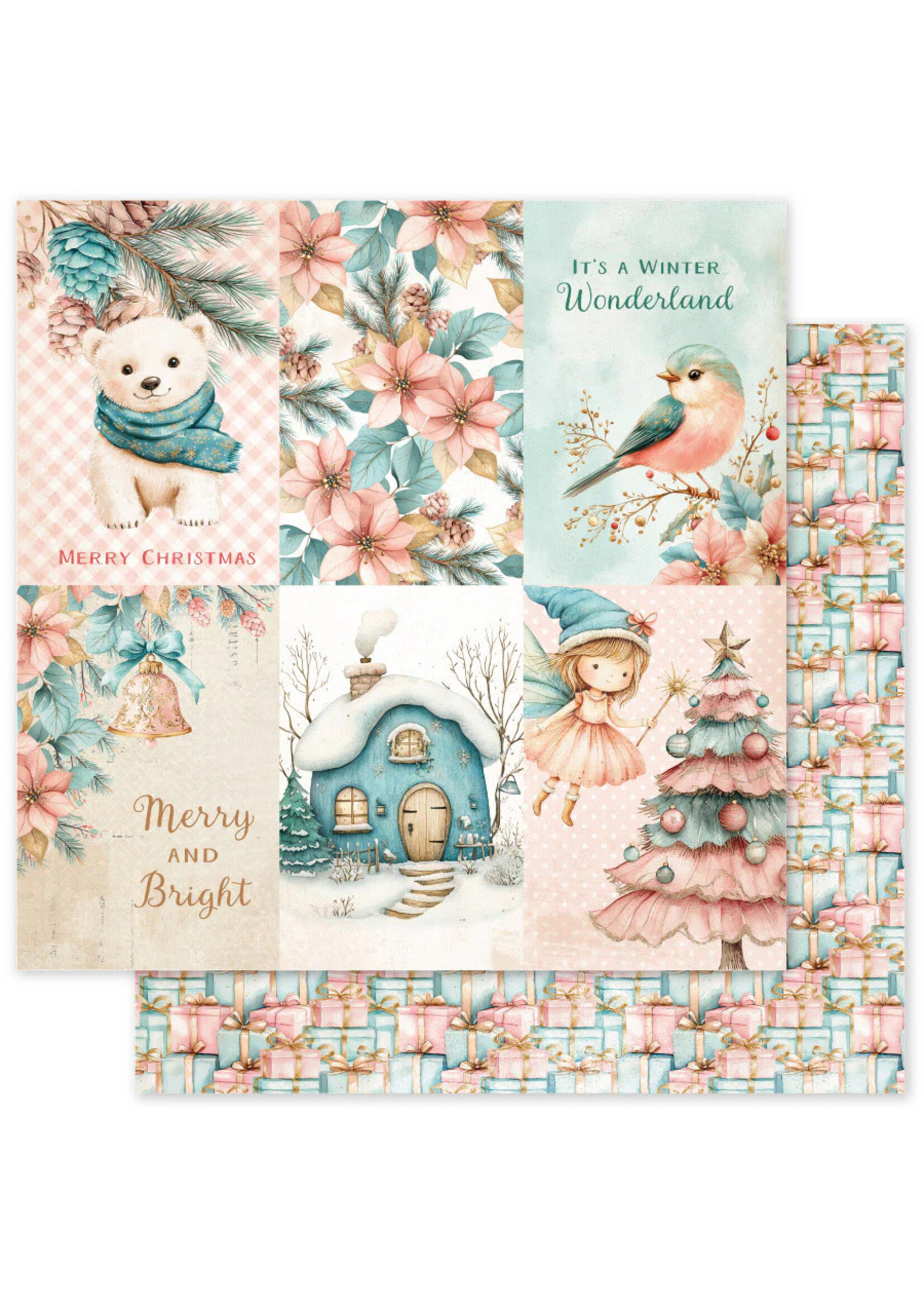 Paper Rose Paper Rose 12x12 Fairytale Christmas, C