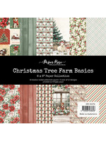 Paper Rose Paper Rose 6x6 Paper Collection, Christmas Tree Farm Basics