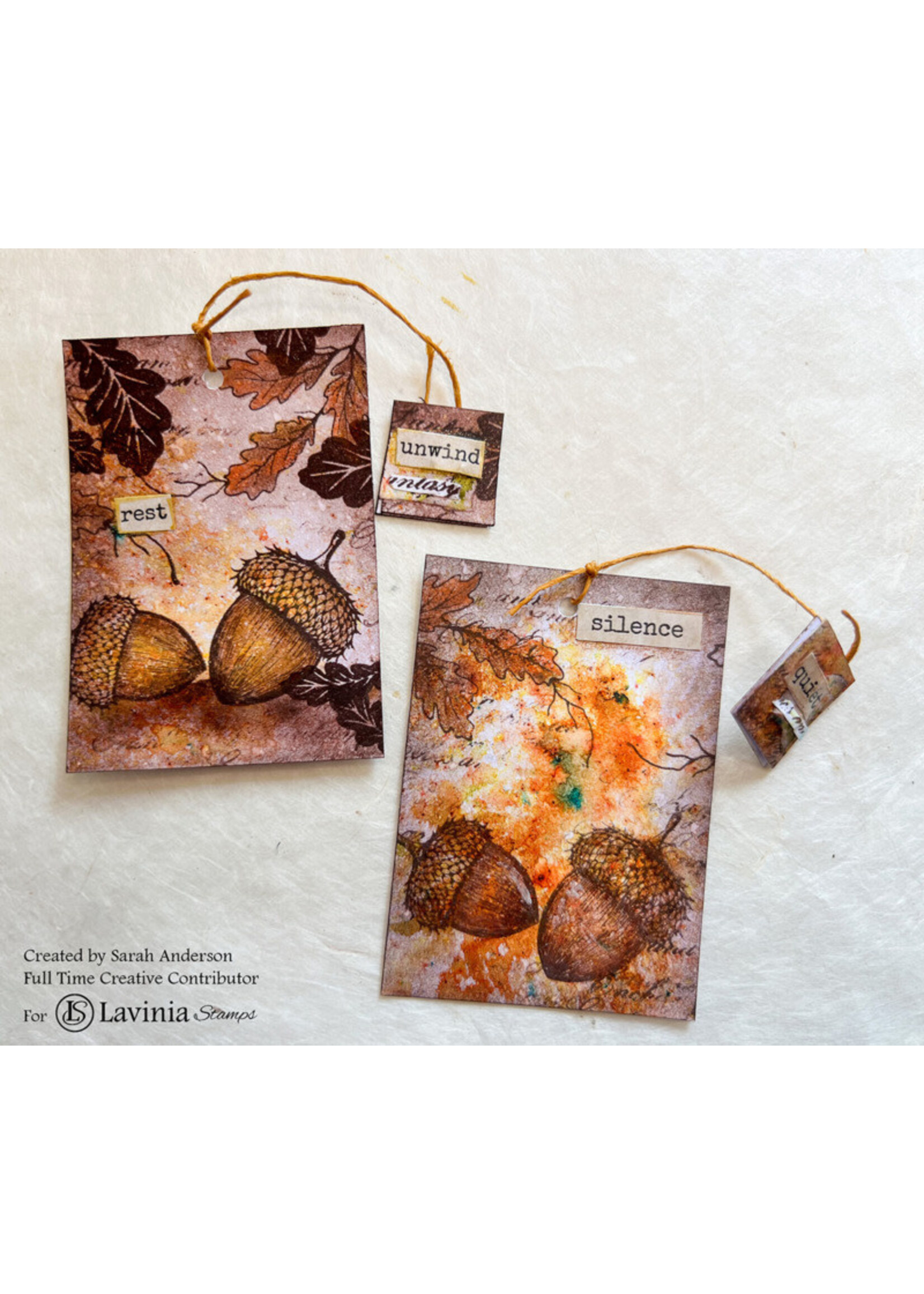 Lavinia Lavinia Stamp, LAV983 Acorns