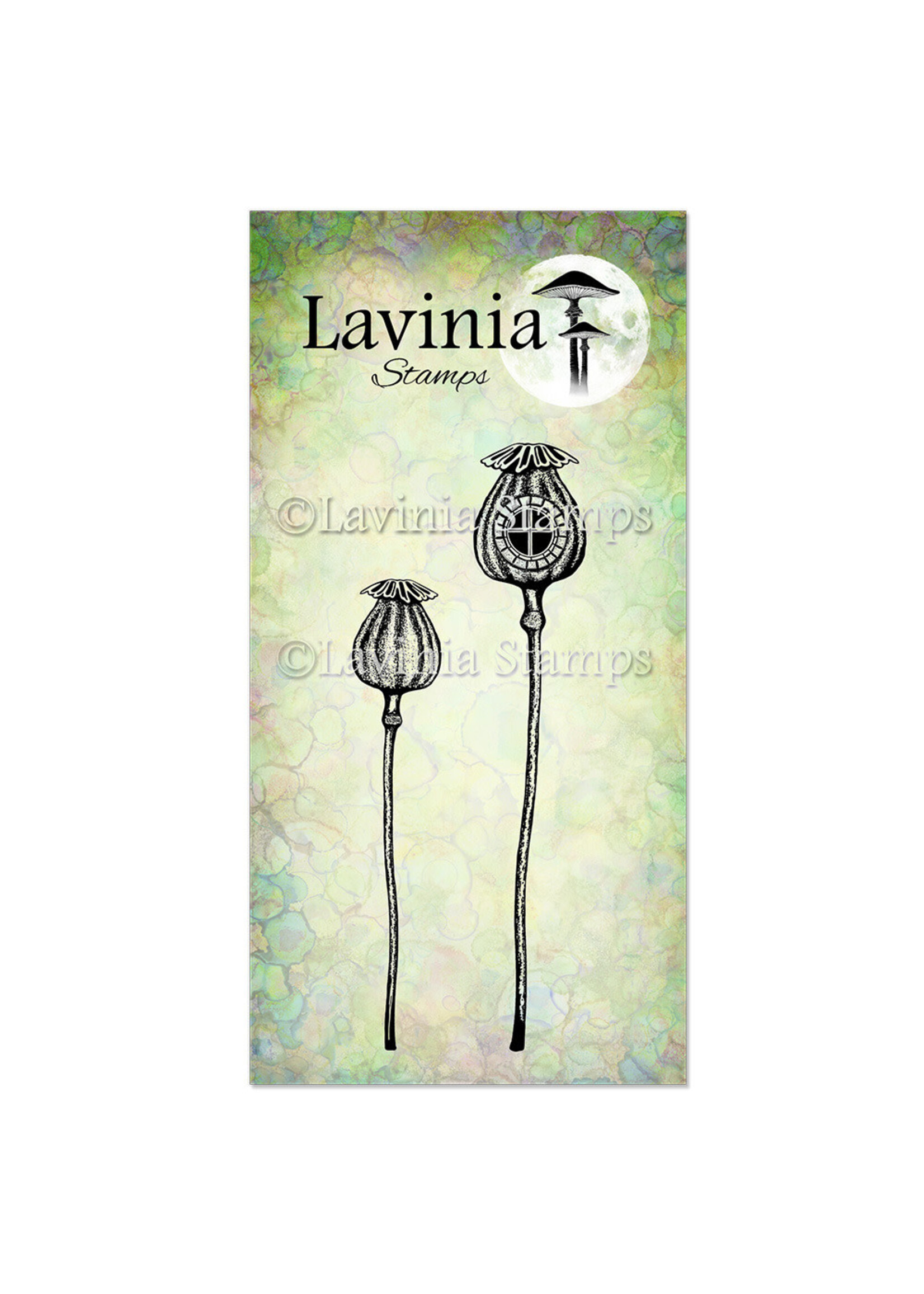 Lavinia Lavinia Stamp, LAV988 Poppy Dwellings