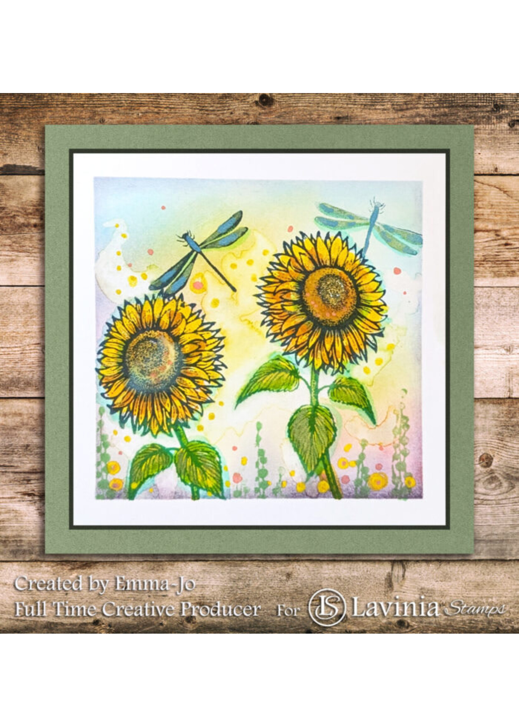 Lavinia Lavinia Stamp, LAV991 Sunflower 1