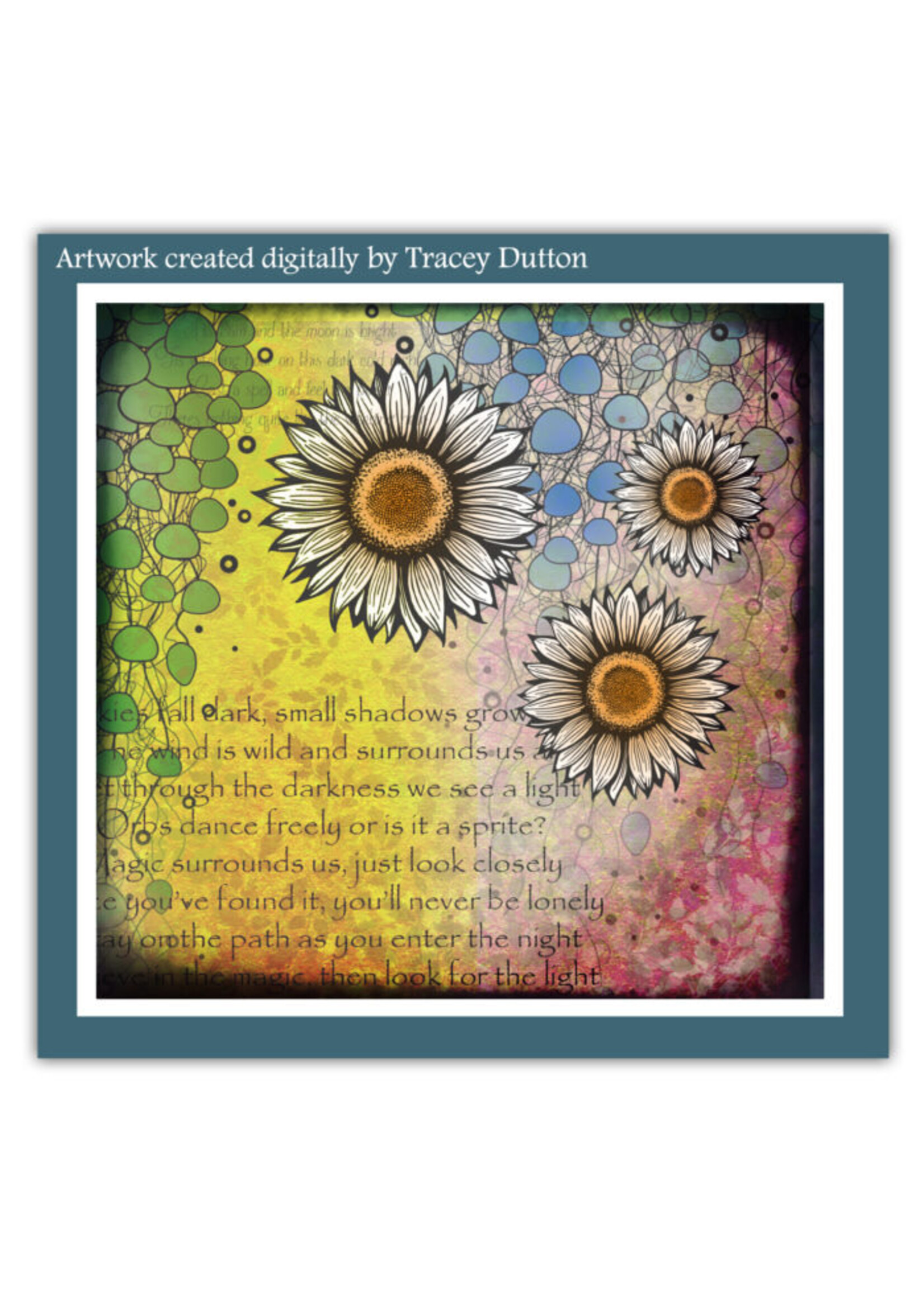 Lavinia Lavinia Stamp, LAV993 Sunflower Heads