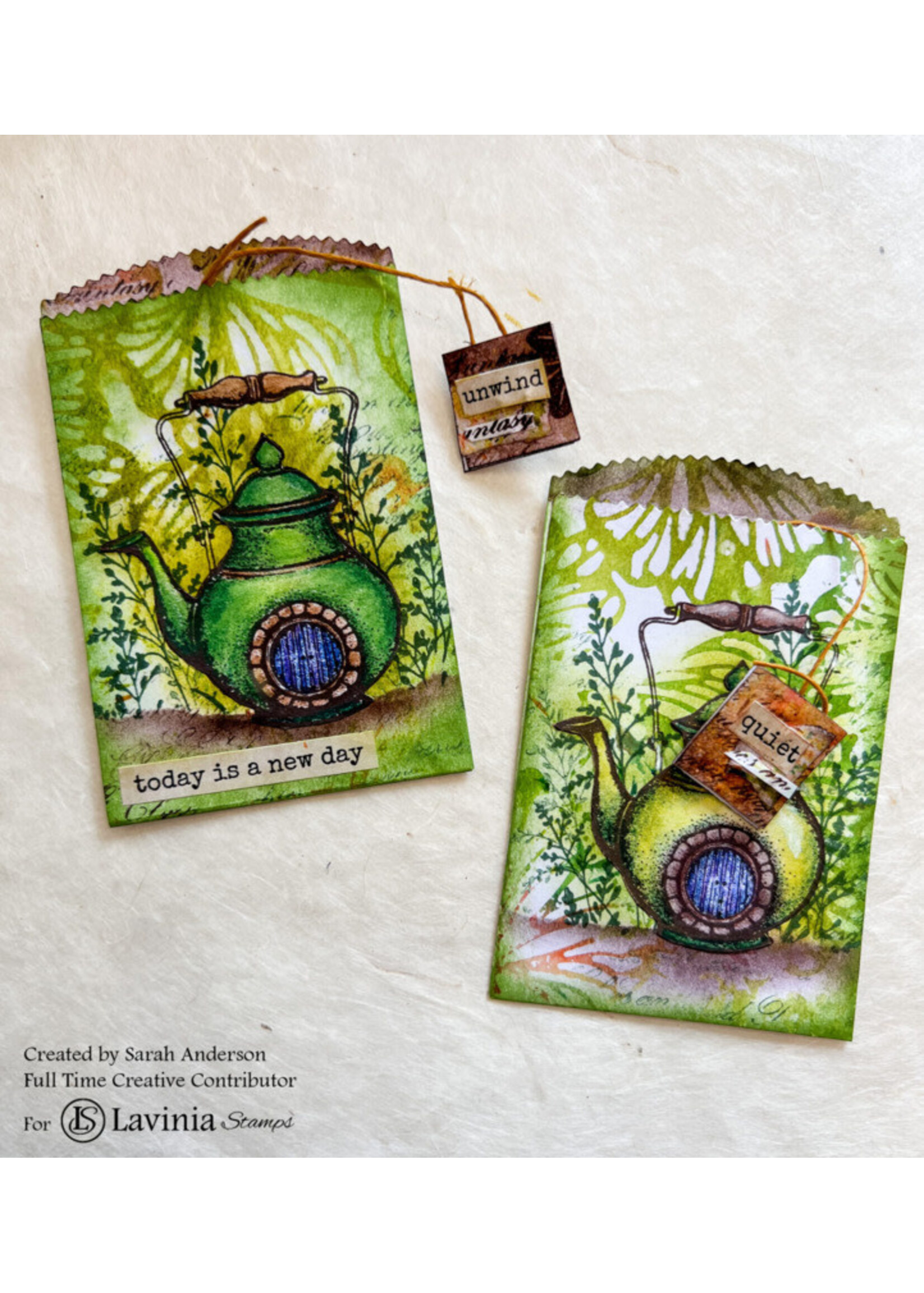 Lavinia Lavinia Stamp, LAV994 Tea Leaf Dwelling