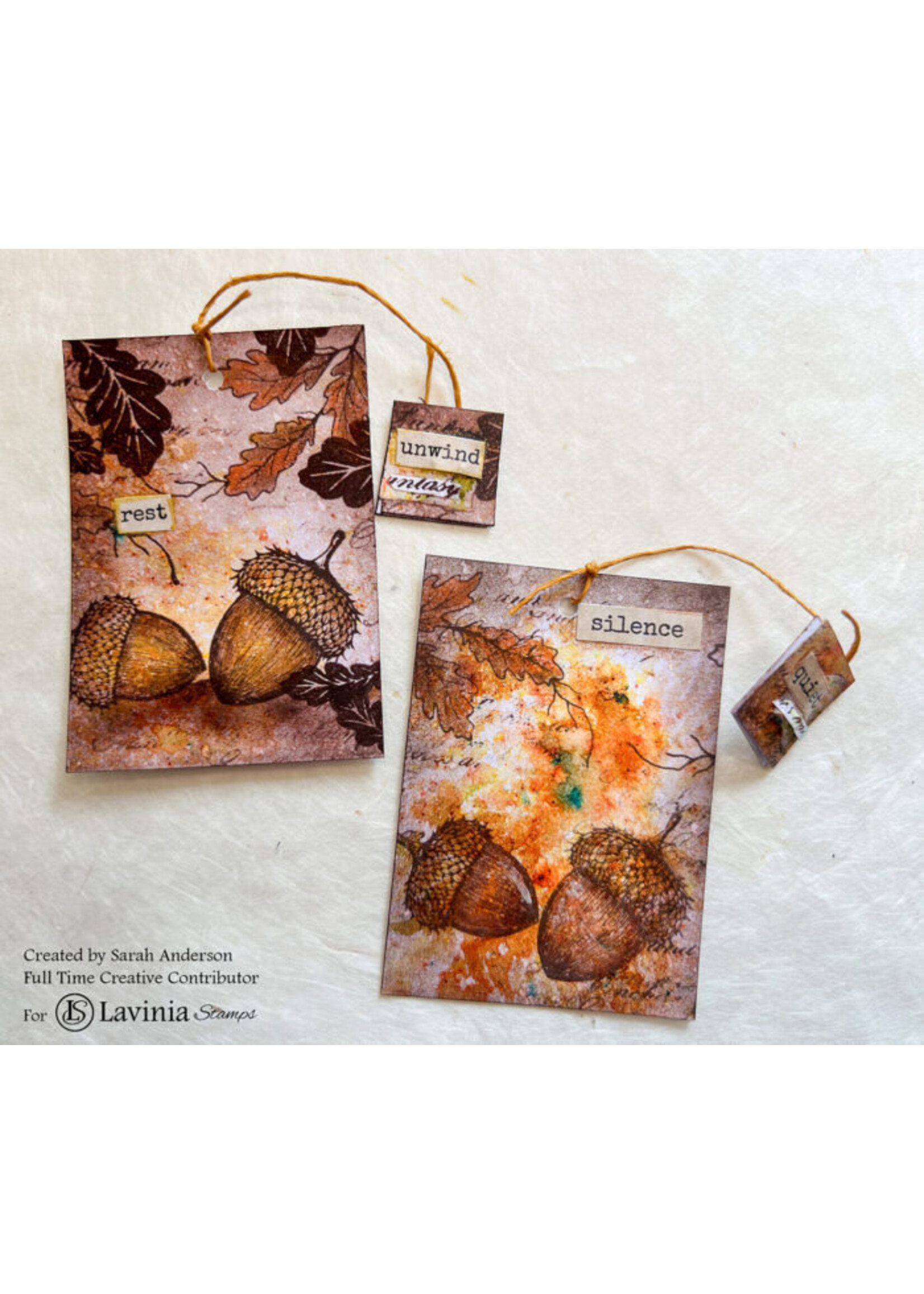 Lavinia Lavinia Stamp, LAV701 Wreath Flourish - Right