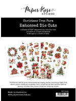 Paper Rose Paper Rose Embossed Die Cuts, Christmas Tree Farm