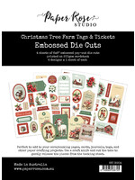 Paper Rose Paper Rose Embossed Die Cuts, Christmas Tree Farm Tags & Tickets