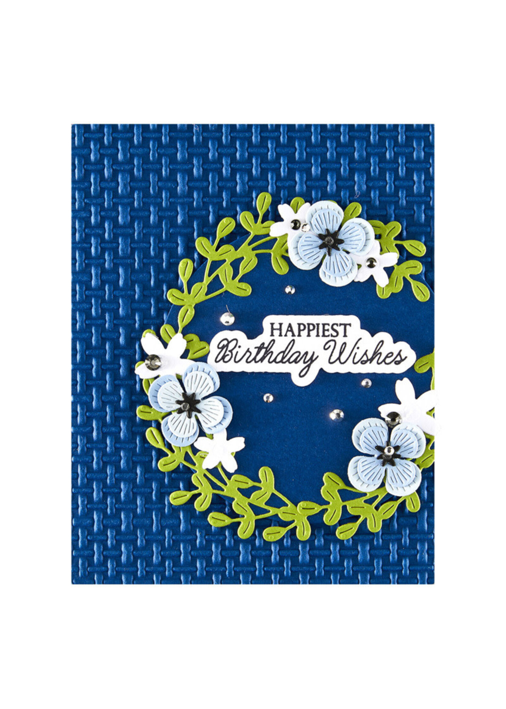 Spellbinders Spellbinders 3D Embossing Folder, Linen