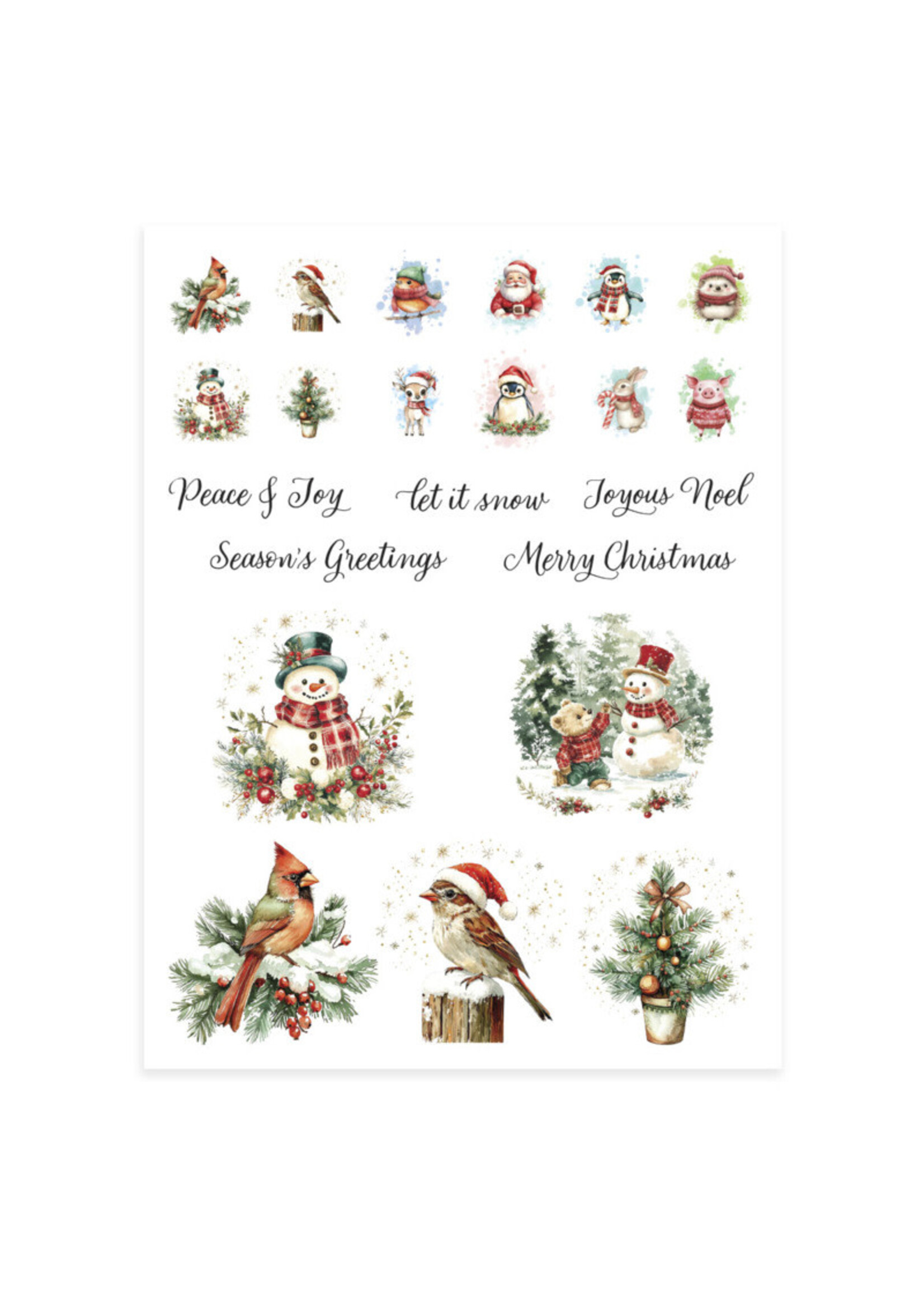 Spellbinders Spellbinders Rub-Ons, Holiday Magic