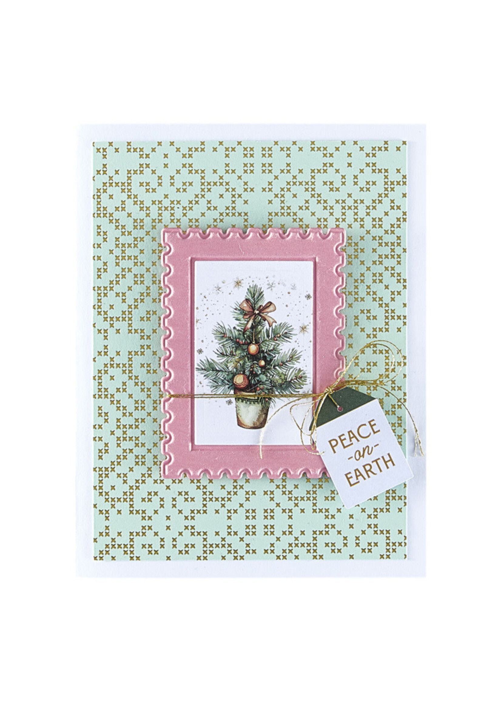 Spellbinders Spellbinders 3D Emboss & Cut Folder, Postage Stamps