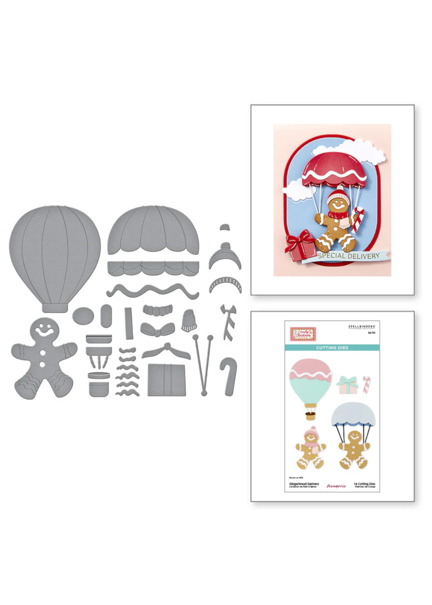 Spellbinders Spellbinder Die, Gingerbread Delivery