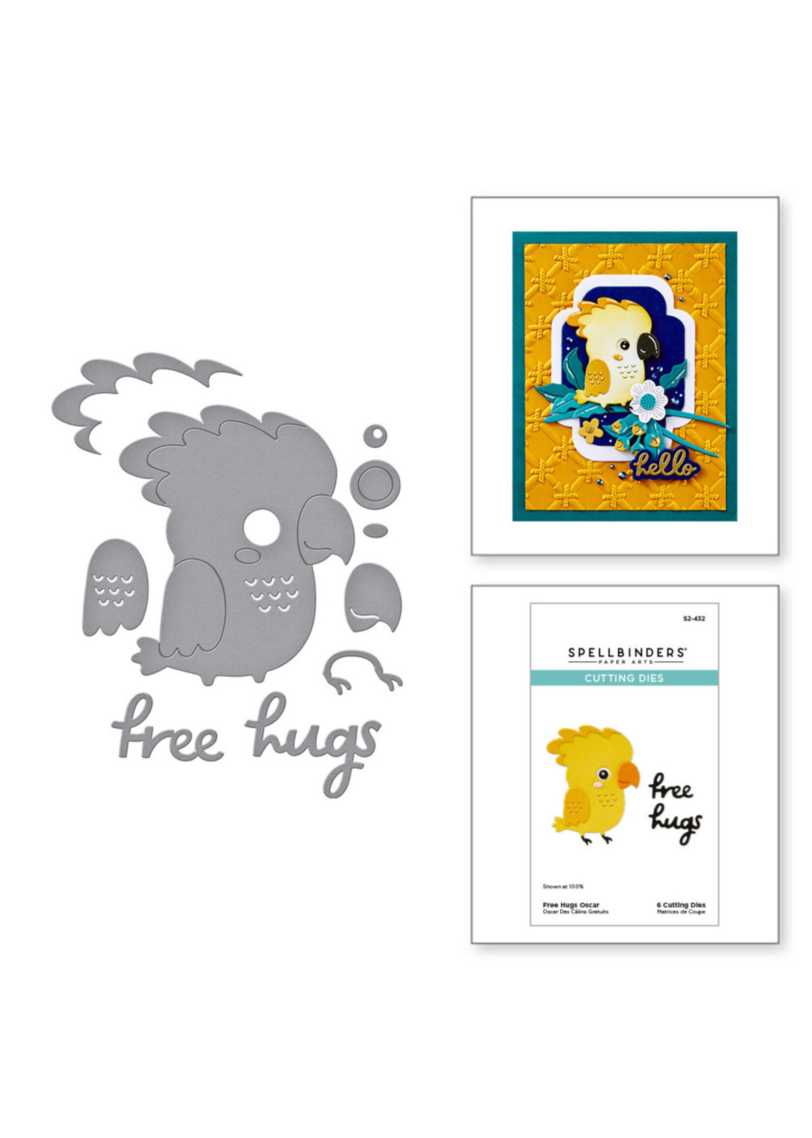Spellbinders Spellbinders Die, Free Hugs
