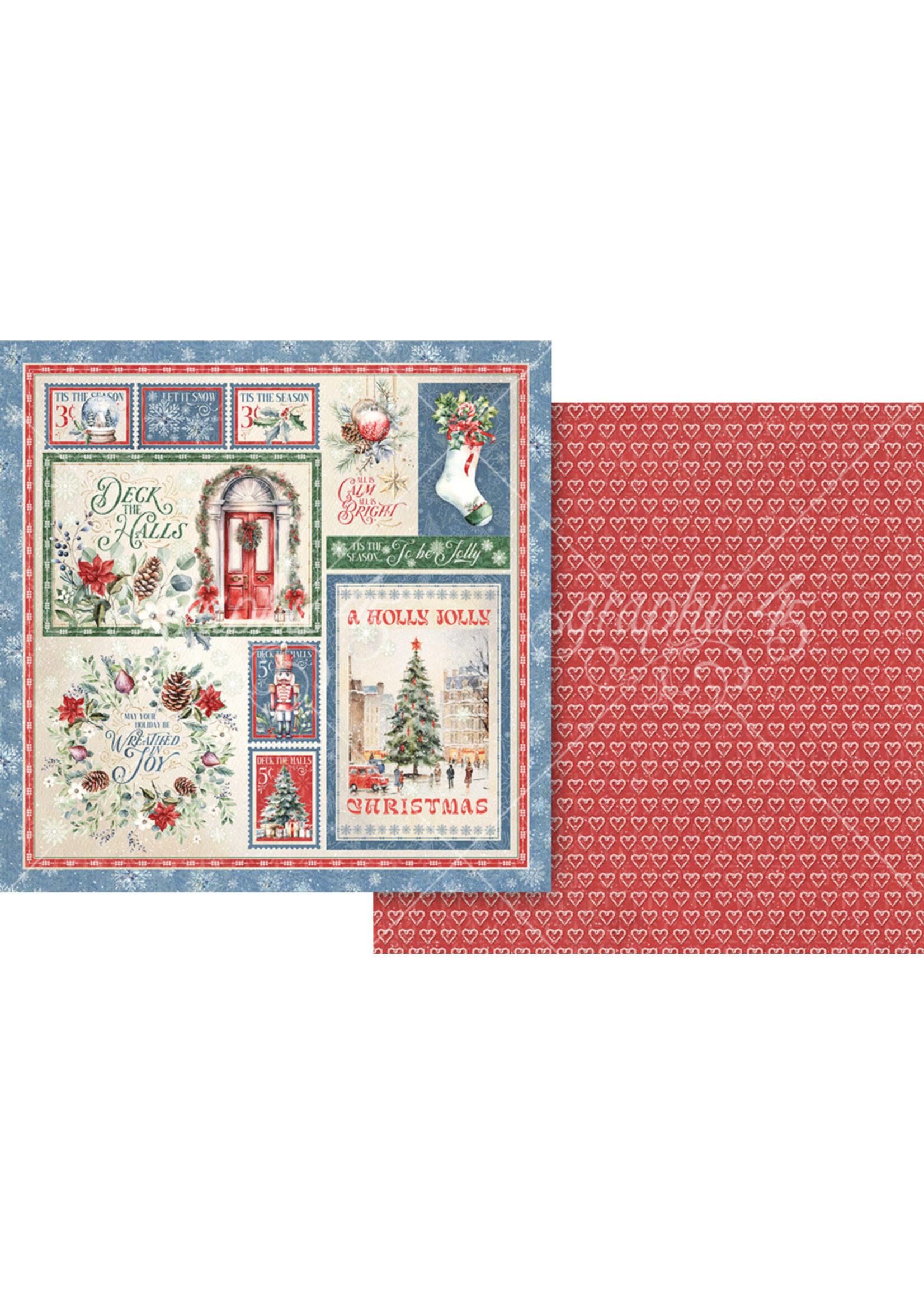 Graphic 45 Graphic 45 12x12  Deck the Halls, Deck the Halls