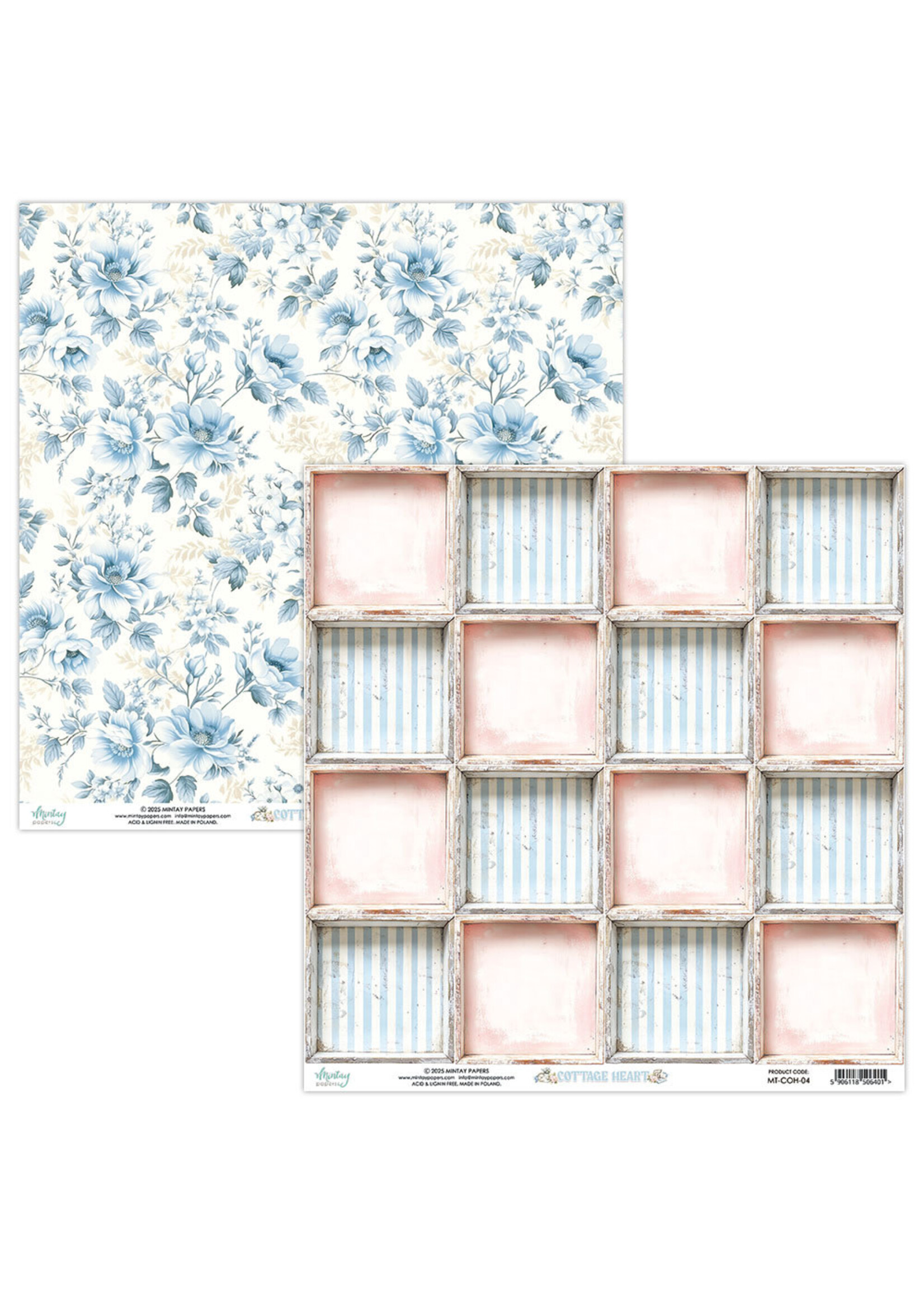 Mintay 12x12 Cottage Hearts, 04