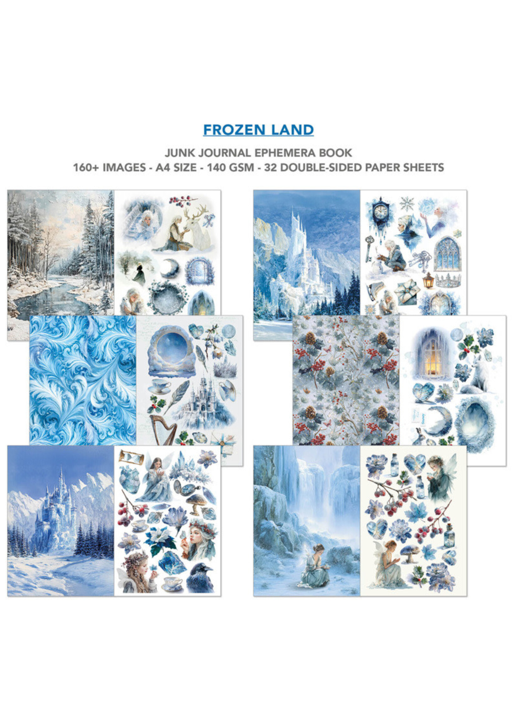 Ciao Bella Ciao Bella Junk Journal Book, Frozen Land