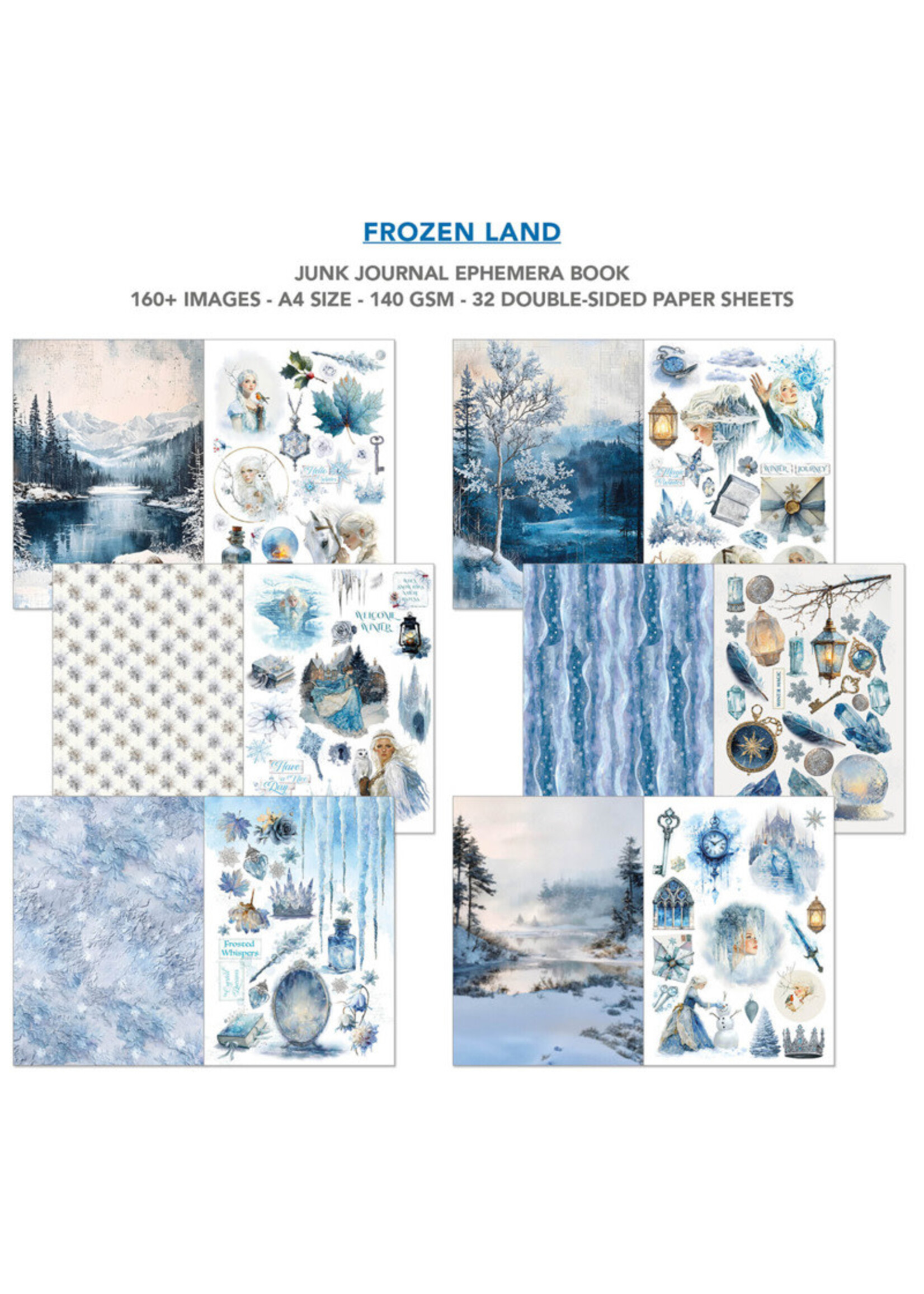 Ciao Bella Ciao Bella Junk Journal Book, Frozen Land