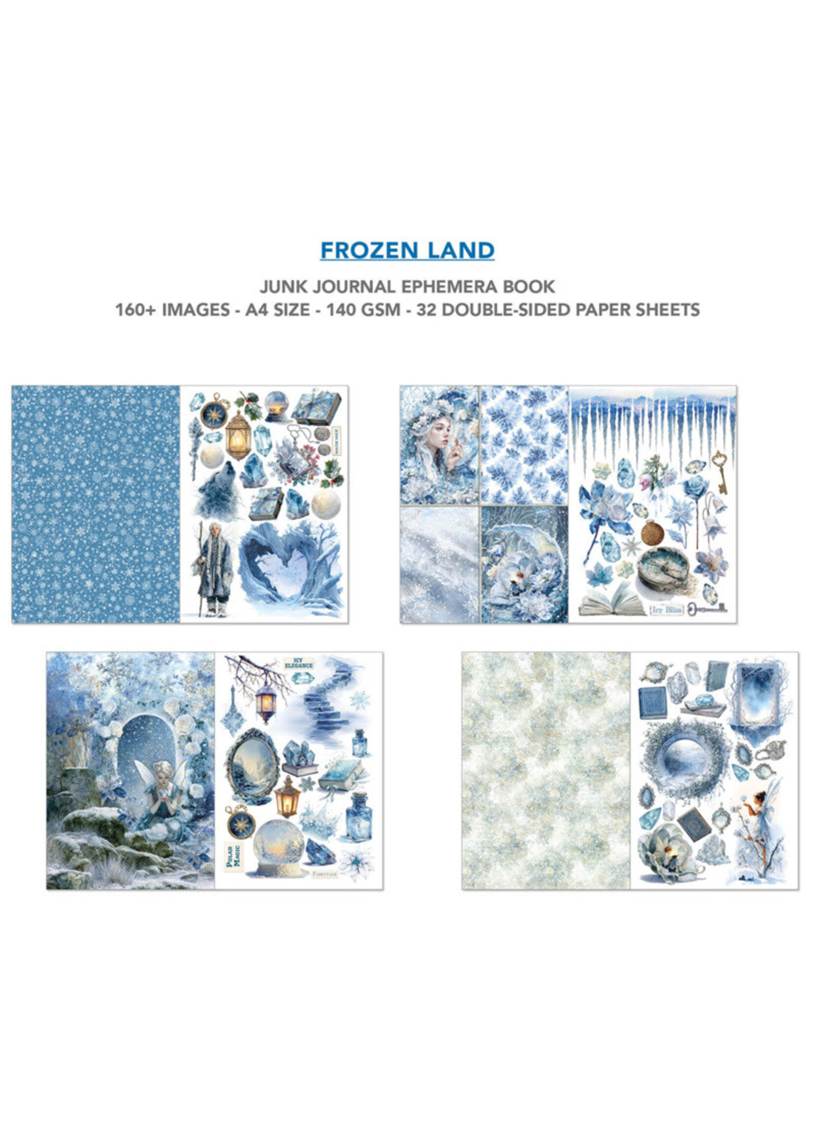 Ciao Bella Ciao Bella Junk Journal Book, Frozen Land