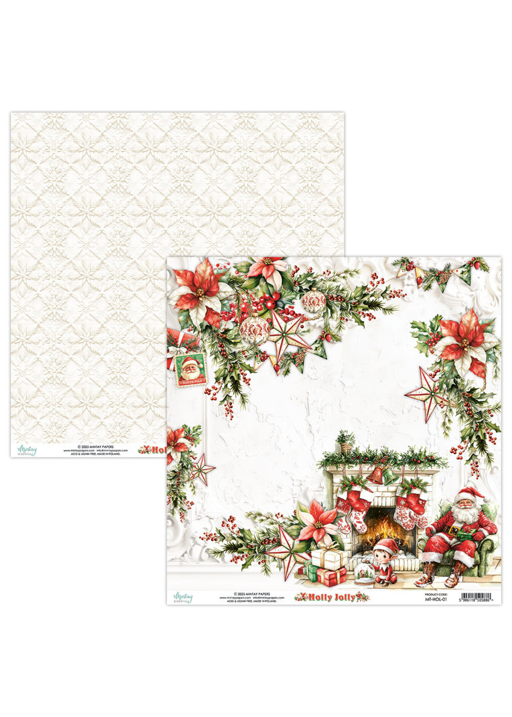 Mintay 12x12 Holly Jolly, 01