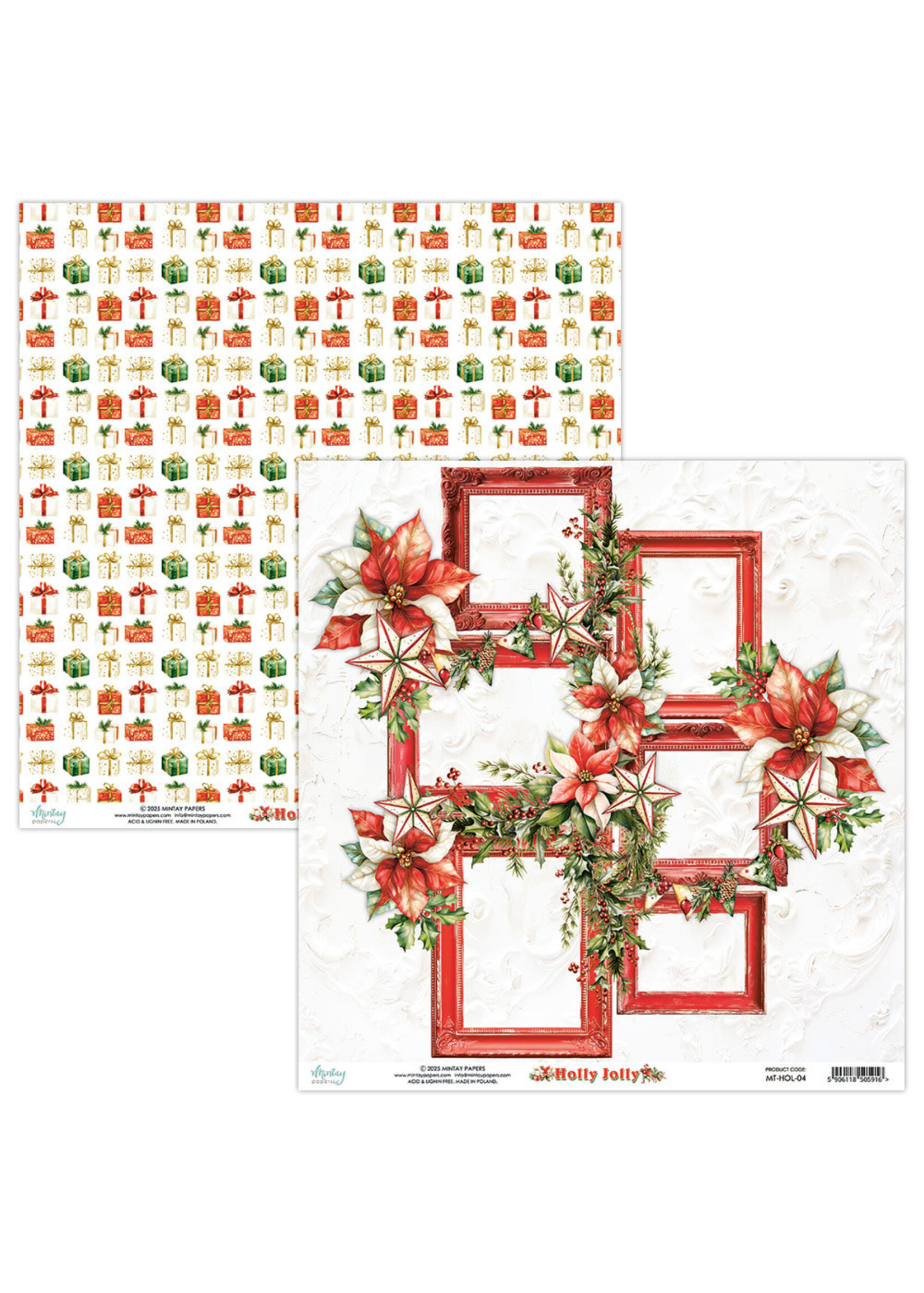 Mintay 12x12 Holly Jolly, 04