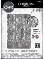 Sizzix Tim Holtz 3D A5 Embossing Folder, 667000 Cracked Large