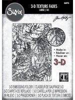 Sizzix Tim Holtz 3D A5 Embossing Folder, 666916 Foliage Large