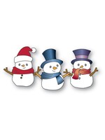Memory Box Memory Box Die, Stylish Snowmen Trio