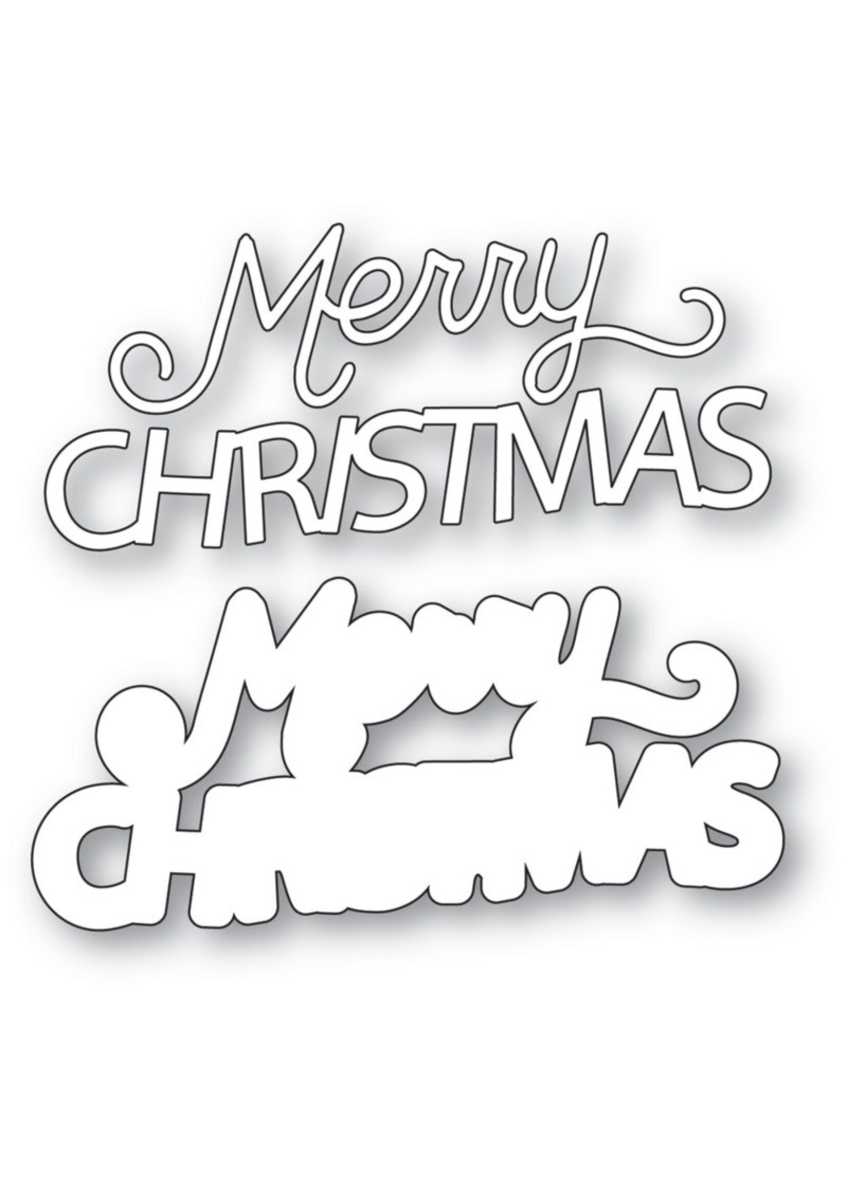 Memory Box Memory Box Die, Merry Christmas Celebration Script