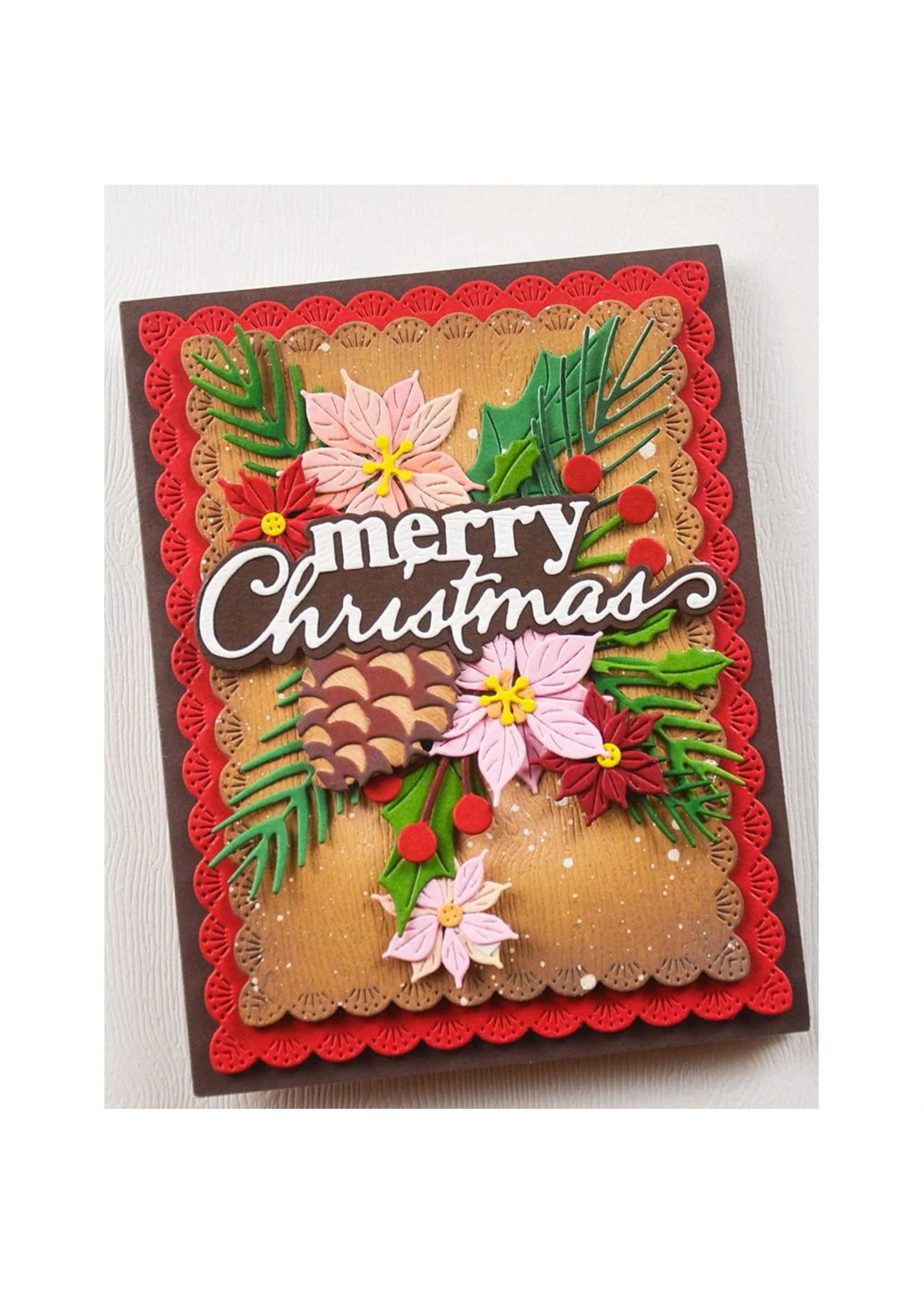 Memory Box Memory Box Die, Merry Christmas Stylish Script