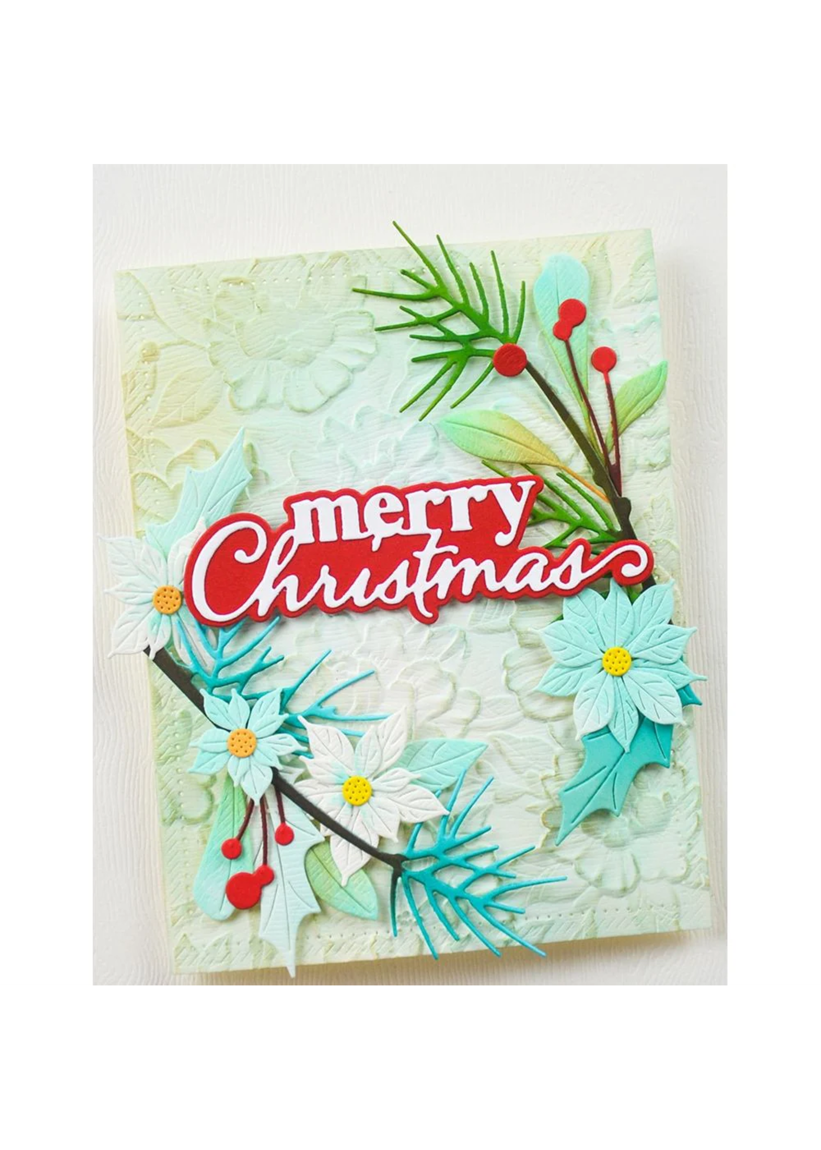 Memory Box Memory Box Die, Merry Christmas Stylish Script