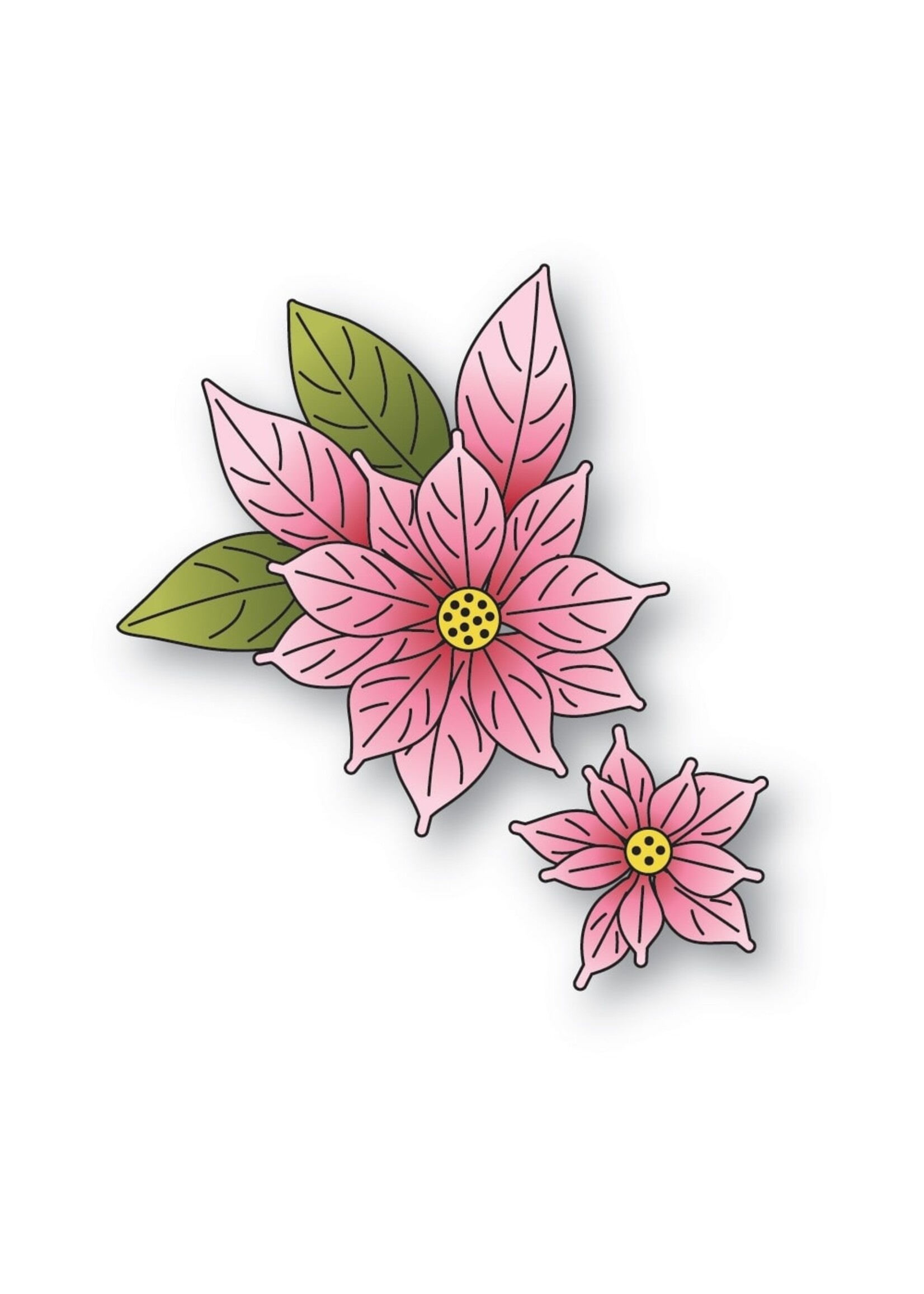 Memory Box Memory Box Die, Blooming Poinsettias