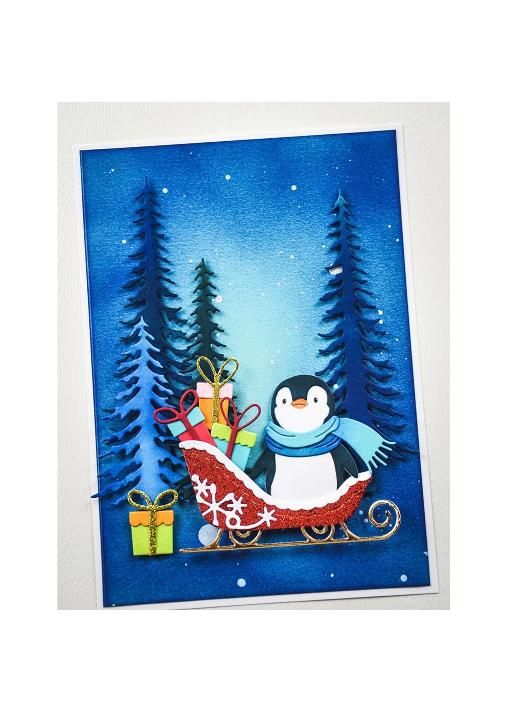 Memory Box Memory Box Die, Tall Evergreen Trees