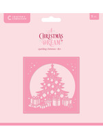 Crafter's Companion Crafter's Companion Sara Signature Create-a-Card Die, A Christmas Dream - Sparkling Christmas